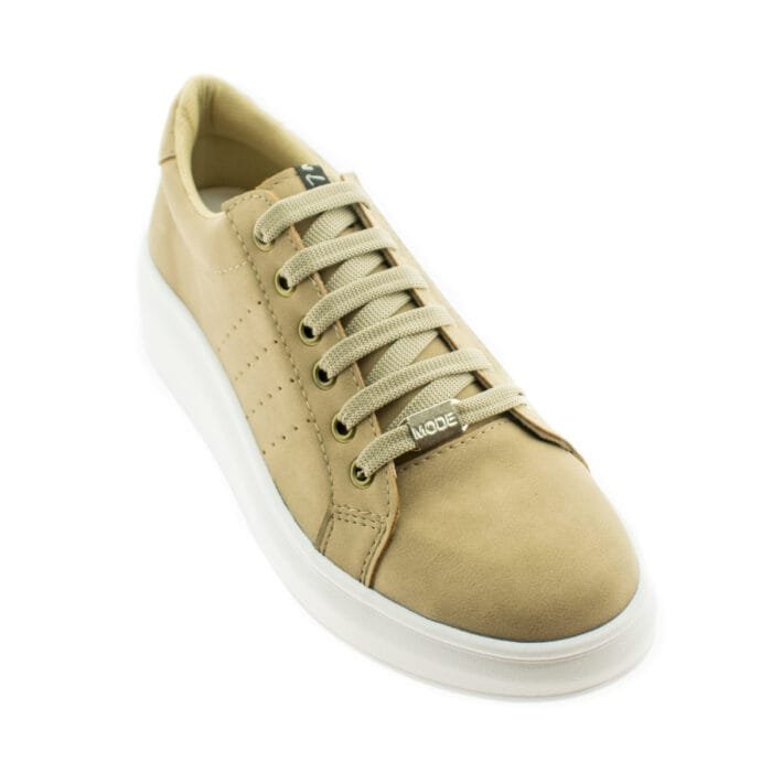ZAPATILLAS URBANAS DE DAMA BEIGE - URBANLOVE - Imagen 2
