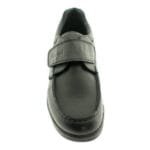 ZAPATOS COLEGIALES NAUTICAS CON VELCRO NEGRAS - MARCEL - Imagen 3