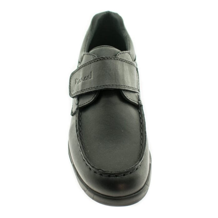 ZAPATOS COLEGIALES NAUTICAS CON VELCRO NEGRAS - MARCEL - Imagen 3