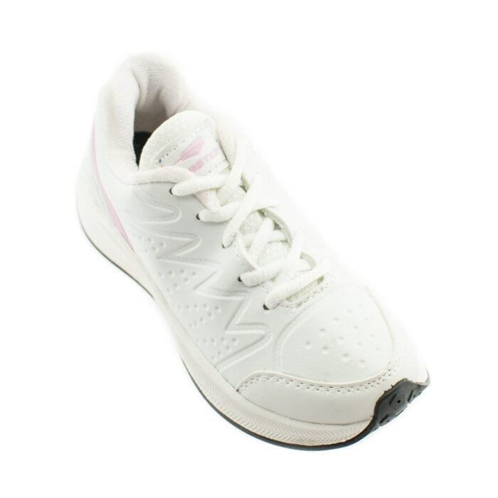 ZAPATILLAS CON CORDONES DE NIÑO BLANCAS CON ROSA - RASTER - Imagen 2
