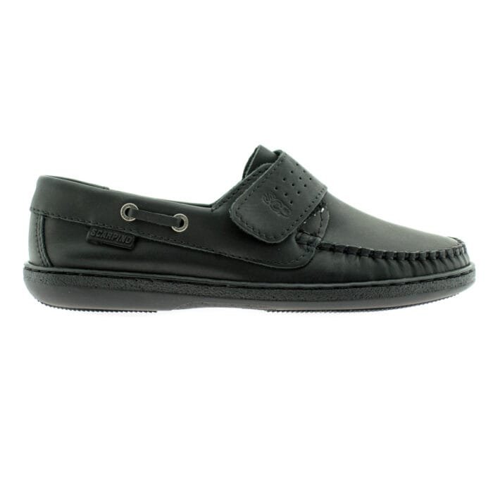 NAUTICOS CON ABROJO BUFALO NEGROS 39/44 - SCARPINO - Imagen 1
