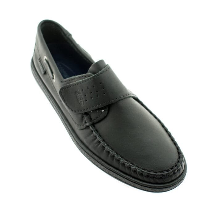 NAUTICOS CON ABROJO BUFALO NEGROS 39/44 - SCARPINO - Imagen 2