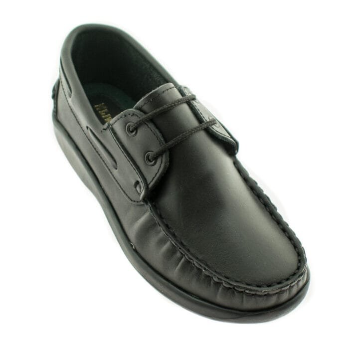 ZAPATOS COLEGIALES CON CORDONES NEGROS - KLIVERS - Imagen 2