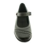 GUILLERMINAS CON VELCRO COLEGIALES NEGRAS 27/33 - PLUMITAS - Imagen 4