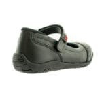 GUILLERMINAS CON VELCRO COLEGIALES NEGRAS 27/33 - PLUMITAS - Imagen 3