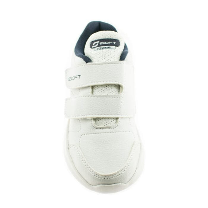 ZAPATILLAS DEPORTIVAS CON VELCROS BLANCAS/AZUL 27/35 - SOFT - Imagen 4