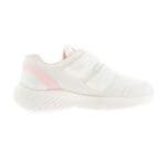 ZAPATILLAS DEPORTIVAS CON 2 VELCROS BLACAS/ROSA 27/35 - SOFT