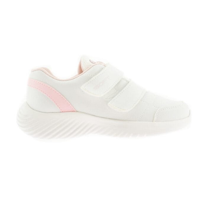 ZAPATILLAS DEPORTIVAS CON 2 VELCROS BLACAS/ROSA 27/35 - SOFT - Imagen 1