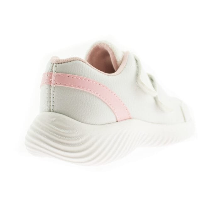 ZAPATILLAS DEPORTIVAS CON 2 VELCROS BLACAS/ROSA 27/35 - SOFT - Imagen 3