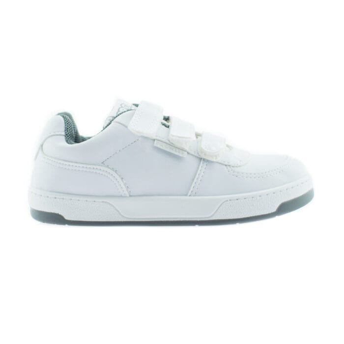ZAPATILLAS COLEGIALES CON VELCROS BLANCAS 29/35 - PROWESS - Imagen 1