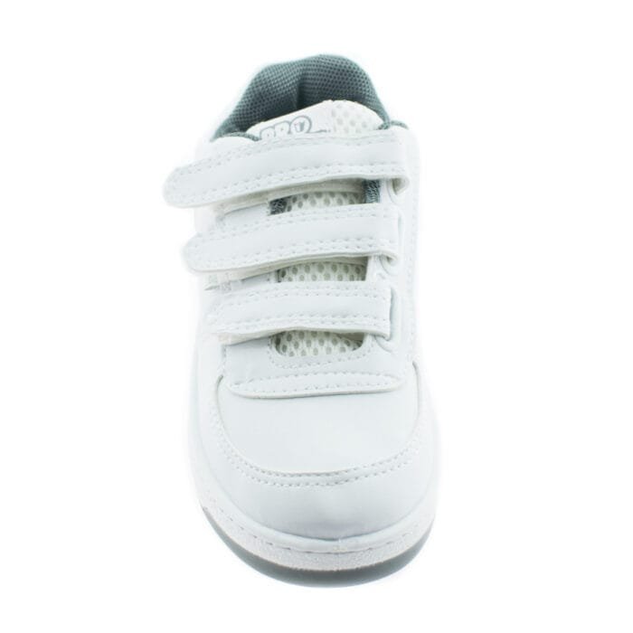 ZAPATILLAS COLEGIALES CON VELCROS BLANCAS 29/35 - PROWESS - Imagen 4