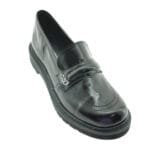 MOCASIN 35/40 NEGRO CHAROL - LUCERNA - Imagen 2