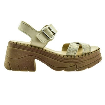 SANDALIA CON FAJA CRUZ BEIGE 35/40 - SAVAGE