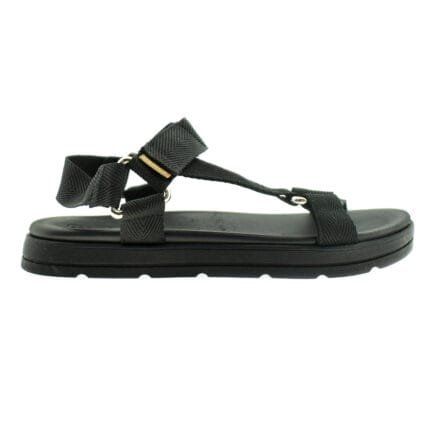 SANDALIA CON VELCRO NEGRO 35/40 - MOLECA