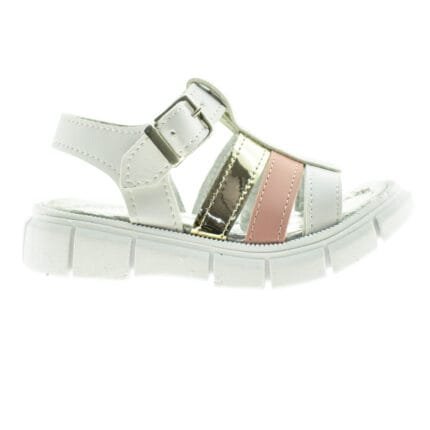 SANDALIA TIRAS 21/26 BLANCO MULT 21