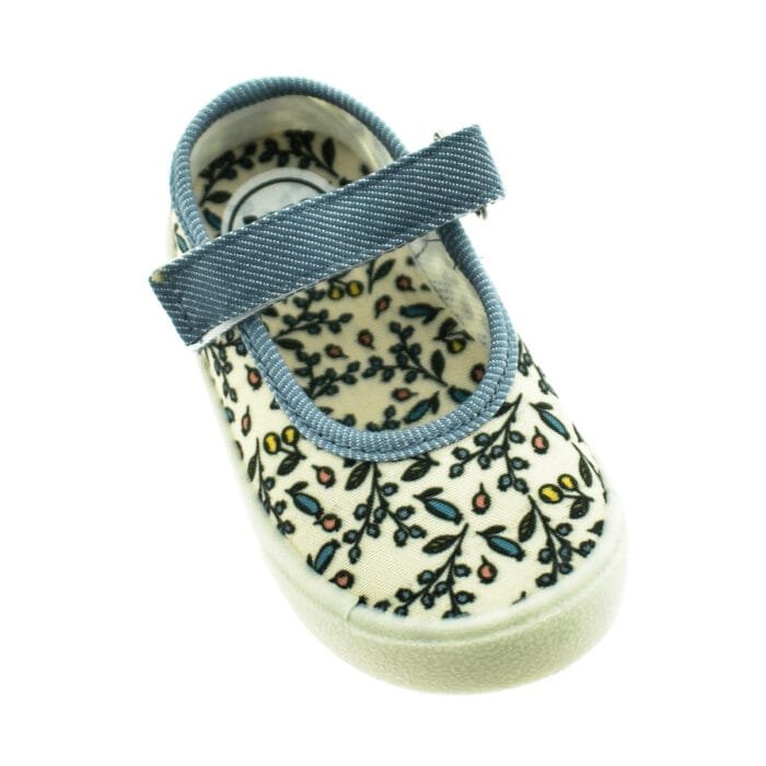 GUILLERMINA CON VELCRO MANTECA ESTAMPADA 20/26 - BERTAS - Imagen 2