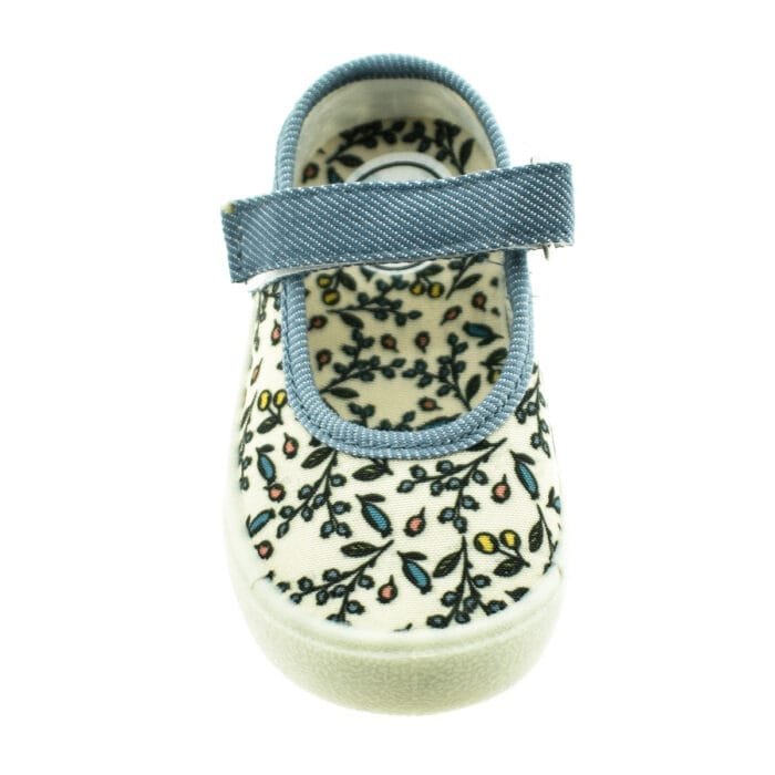 GUILLERMINA CON VELCRO MANTECA ESTAMPADA 20/26 - BERTAS - Imagen 3