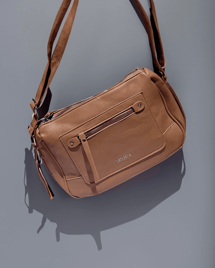 BANDOLERA BEIGE - SKORA - Imagen 1