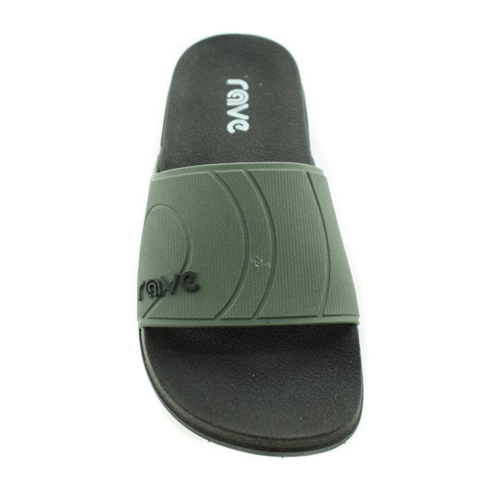 CHINELA UNISEX VERDE Y NEGRO 35/45 - RAVE - Imagen 3