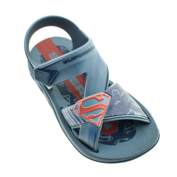 SANDALIA KIDS CON VELCRO AZUL 24/34 - GRENDENE - Imagen 2