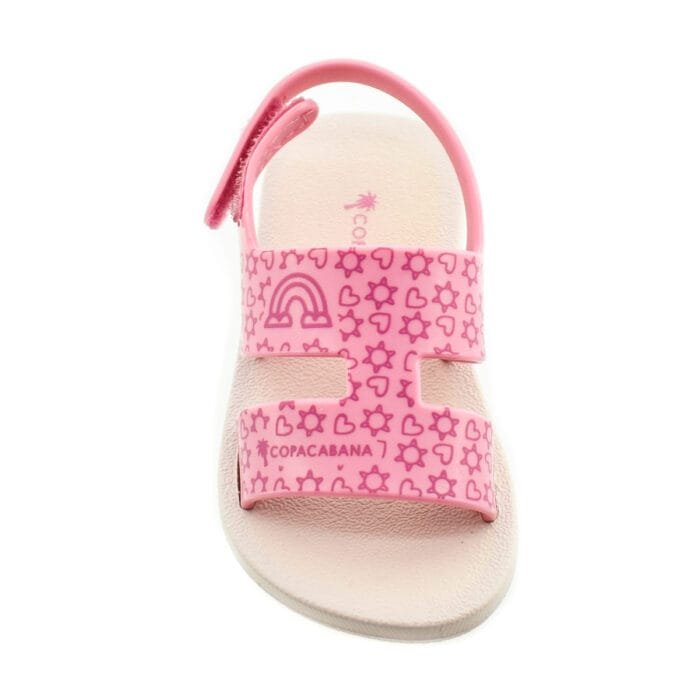 SANDALIA KIDS CON VELCRO ROSA 18/24 - COPACABANA - Imagen 3