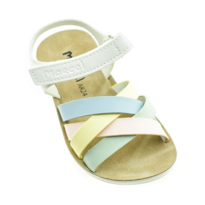 SANDALIA DE NIÑA CON TIRAS Y VELCRO 24/36 - MARCEL - Imagen 3