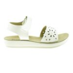 SANDALIA CALADA BLANCA CON VELCRO 24/30 - MARCEL
