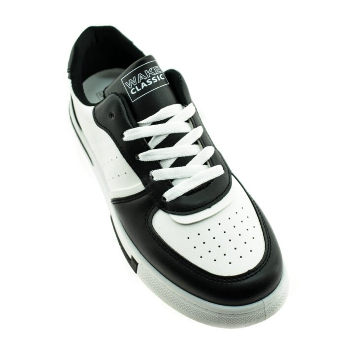 ZAPATILLA URBANA BLANCO Y NEGRO 35/44 - WAKE - Imagen 2