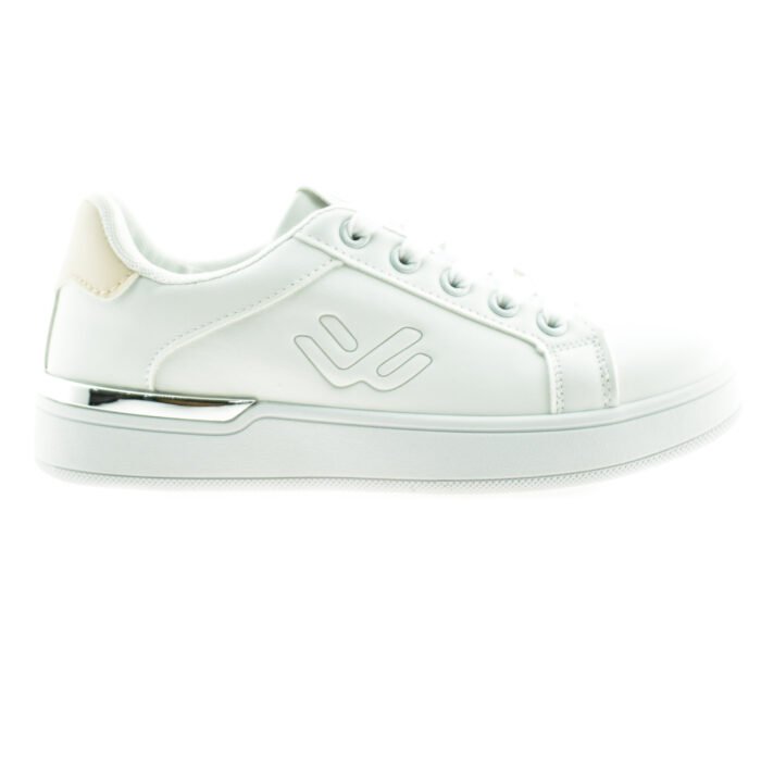 ZAPATILLA URBANA BLANCO NUDE 35/40 - WAKE - Imagen 1