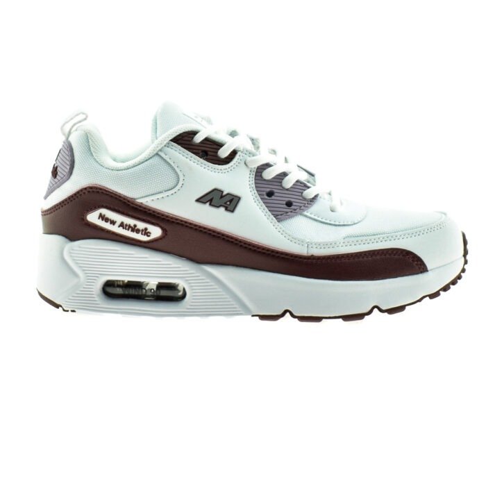 ZAPATILLA URBANA BORDO Y BLANCO 36/41 - NEW ATHLETIC - Imagen 1