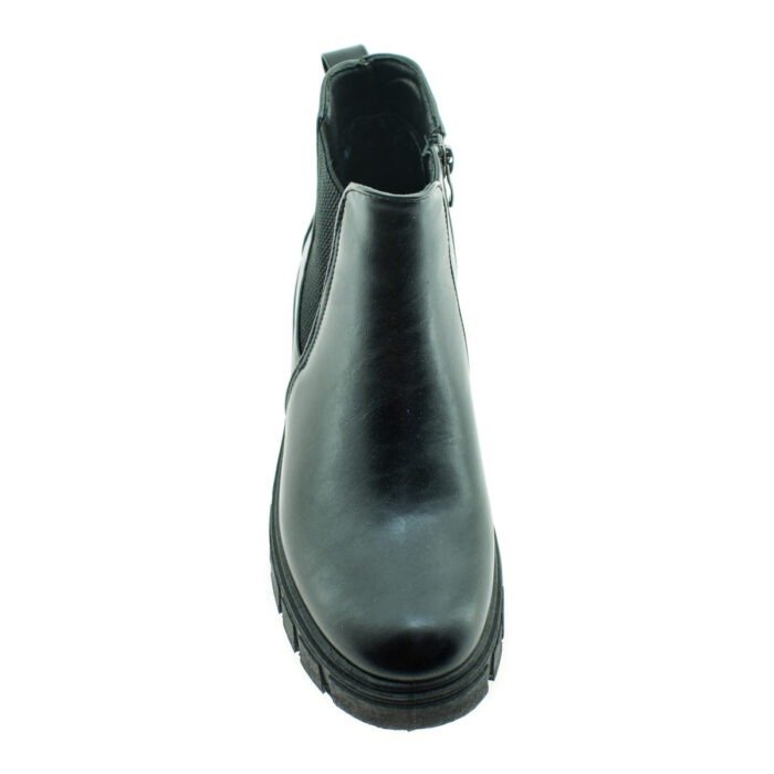 BOTA ELASTIZADA DE CUERO NEGRO 35/40 - MASSIMO CHIESA - Imagen 3