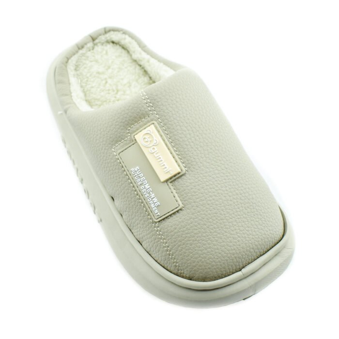 PANTUFLA CON CORDERITO BEIGE DAMA 35/40 - GUMMI - Imagen 2