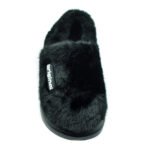 PANTUFLA PELUDA NEGRA DAMA PIEL 35/40 - GUMMI - Imagen 3