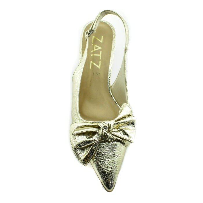 ZAPATO STILETTO DE CHAROL CON APLIQUE 36/40 - ZATZ - Imagen 4