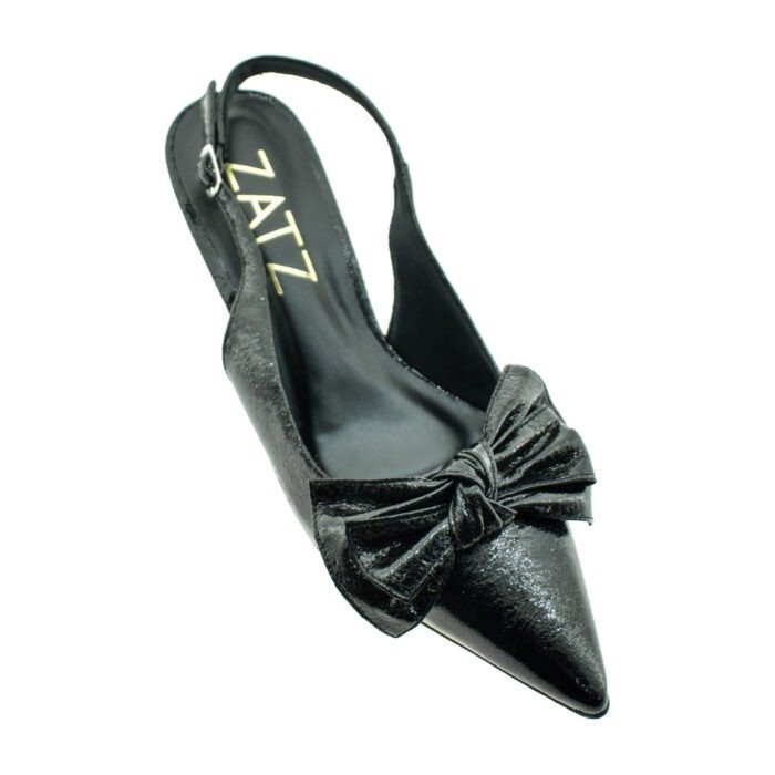 ZAPATO STILETTO DE CHAROL CON APLIQUE 36/40 - ZATZ - Imagen 6