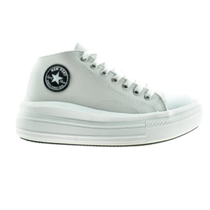 ZAPATILLA ACORDONADA BOTA ALTA BLANCA 35/40-KEY WEST