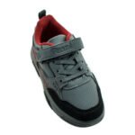 ZAPATILLA URBANA CON VELCRO GRIS Y ROJO 25/30 - MARCEL - Imagen 2