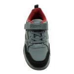 ZAPATILLA URBANA CON VELCRO GRIS Y ROJO 25/30 - MARCEL - Imagen 3
