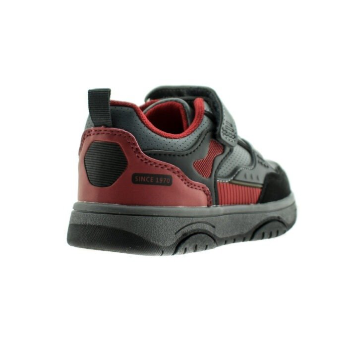 ZAPATILLA URBANA CON VELCRO GRIS Y ROJO 25/30 - MARCEL - Imagen 4