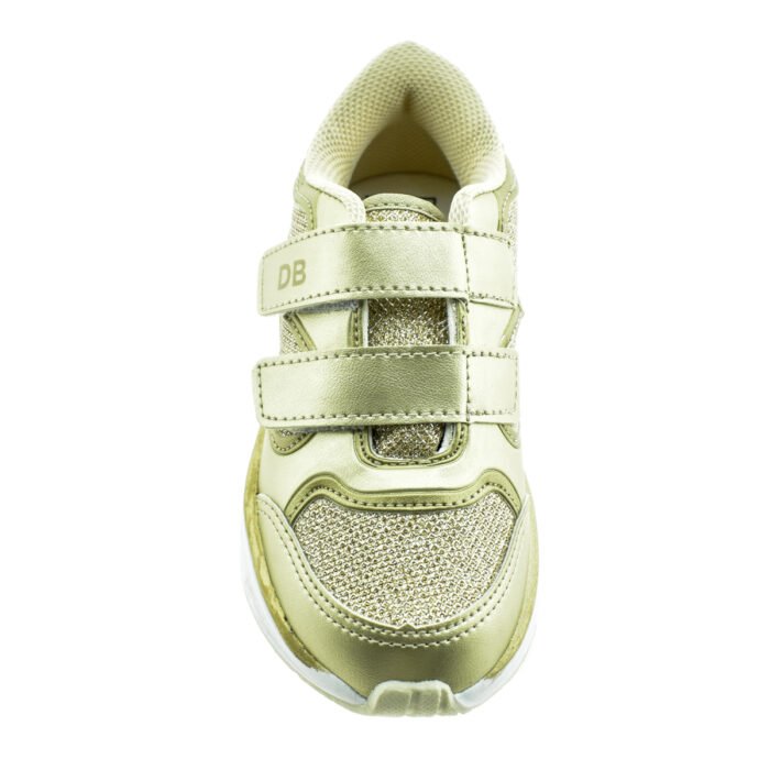 ZAPATILLA CON VELCRO DORADA CON BRILLO 28/37 - DOLCE BAMBINA - Imagen 3
